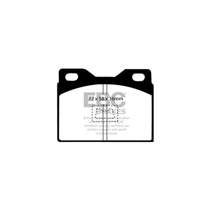 EBC DP220 Peugeot Renault Ultimax Front Brake Pads (Inc. 104 & 14) 2 | ML Performance UK Car Parts