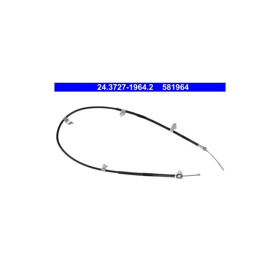 ATE 24.3727-1964.2 Hand Brake Cable For Toyota Rav 4