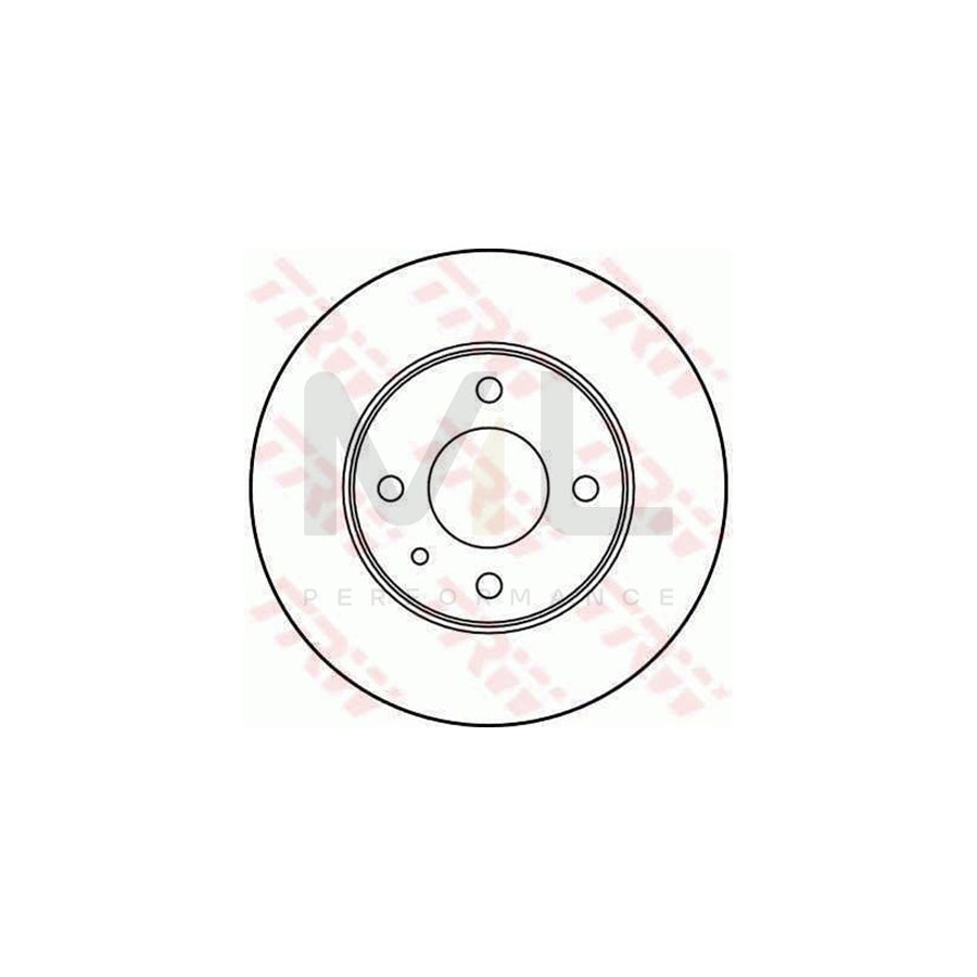 TRW DF1751 Brake Disc Solid | ML Performance Car Parts