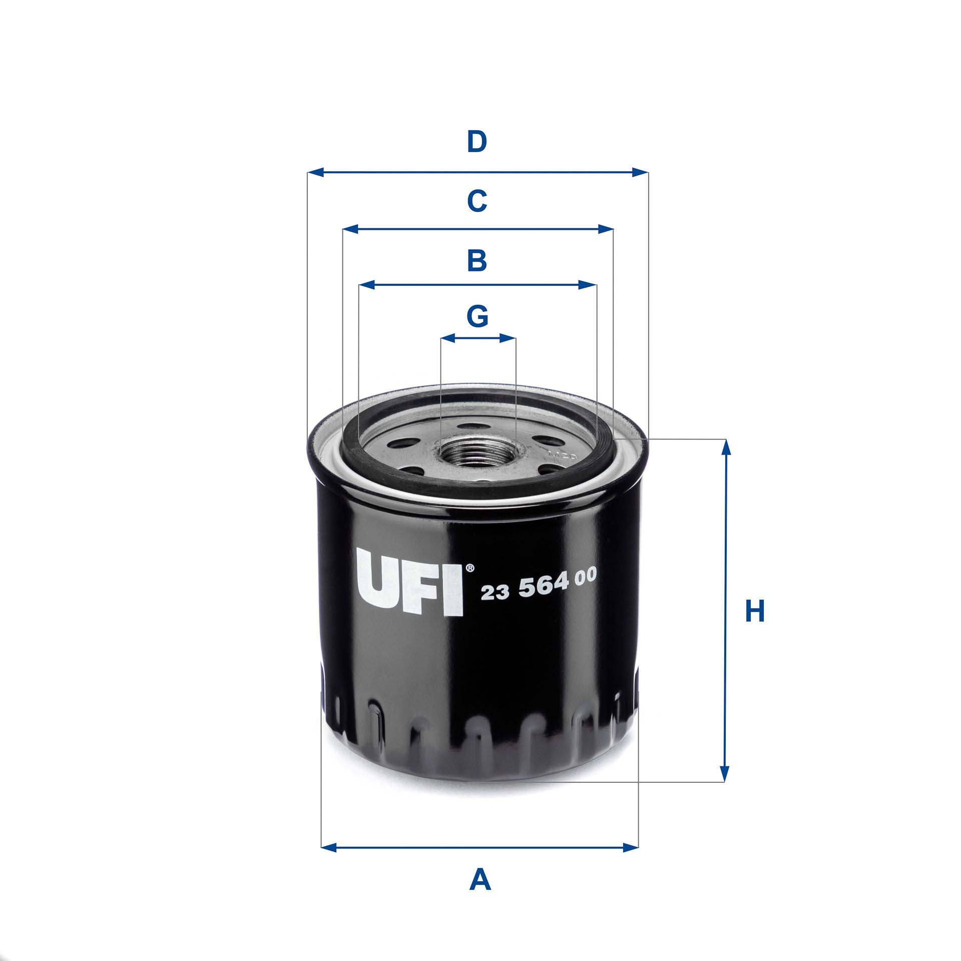 UFI 23.564.00 Oil Filter