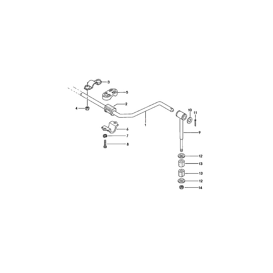 Genuine Porsche Drop Link Front Porsche 924 1978 | ML Performance UK Car Parts