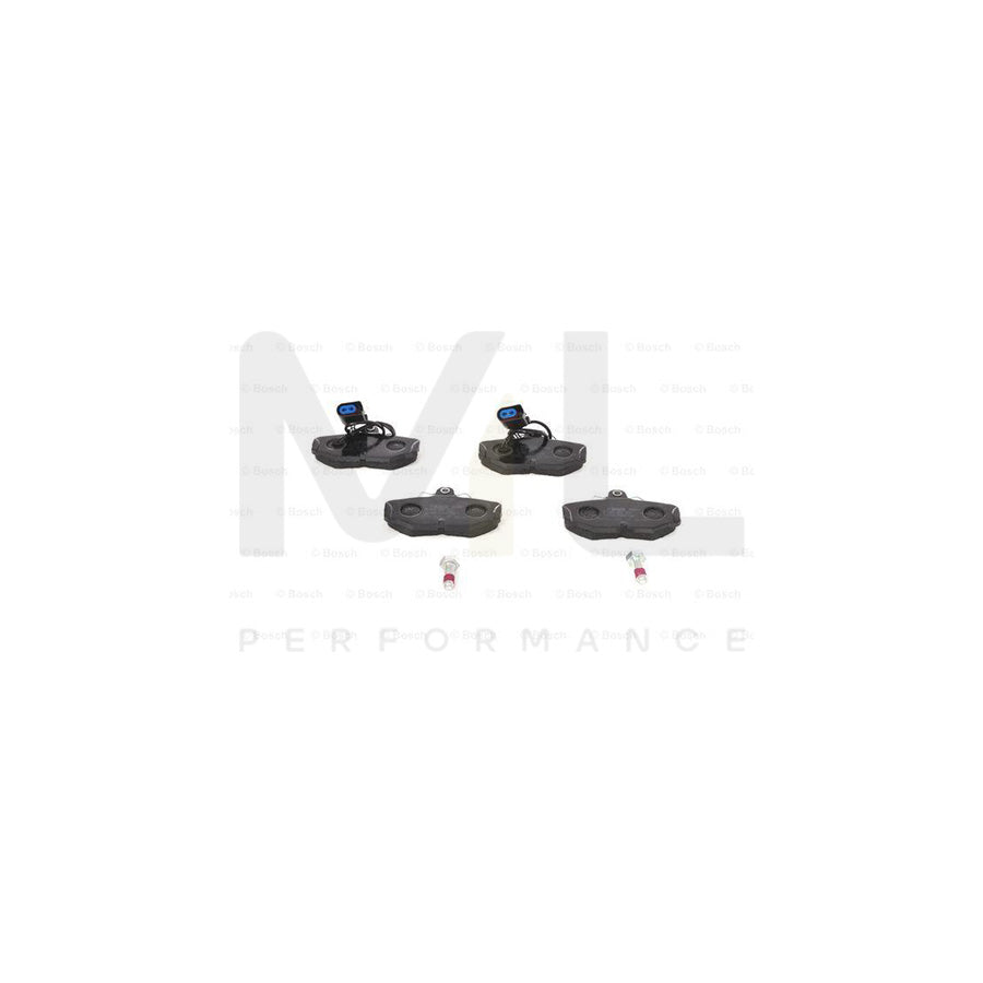 Bosch 0986461767 Brake Pad Set For Ford Scorpio Incl. Wear Warning Contact, With Bolts/Screws, With Mounting Manual BP615 | ML Performance Car Parts