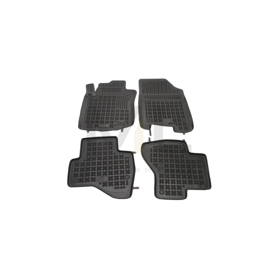 REZAW PLAST Tailored 201211 Floor mat set Elastomer, Front and Rear, Quantity: 4, Black | ML Performance Car Parts