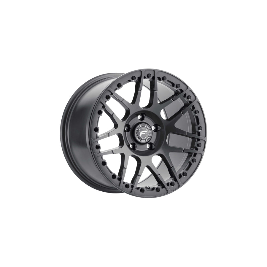 Forgestar F28371163P43 17x11 F14 Beadlock Standard 5x120.65 ET43 BS7.7 Gloss Anthracite Drag Racing Wheel