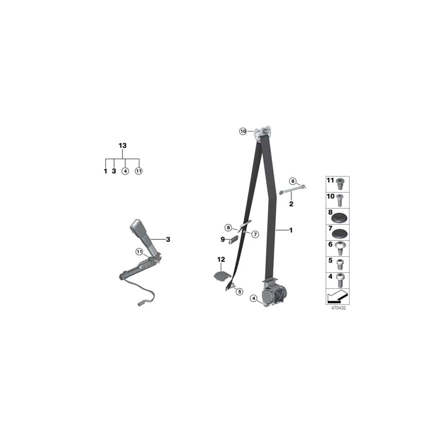 Genuine BMW 07147132830 RR6 F83 F12 Fillister Head Screw M10X16 (Inc. 650iX 4.4, 535iX & X1 18i) | ML Performance UK Car Parts