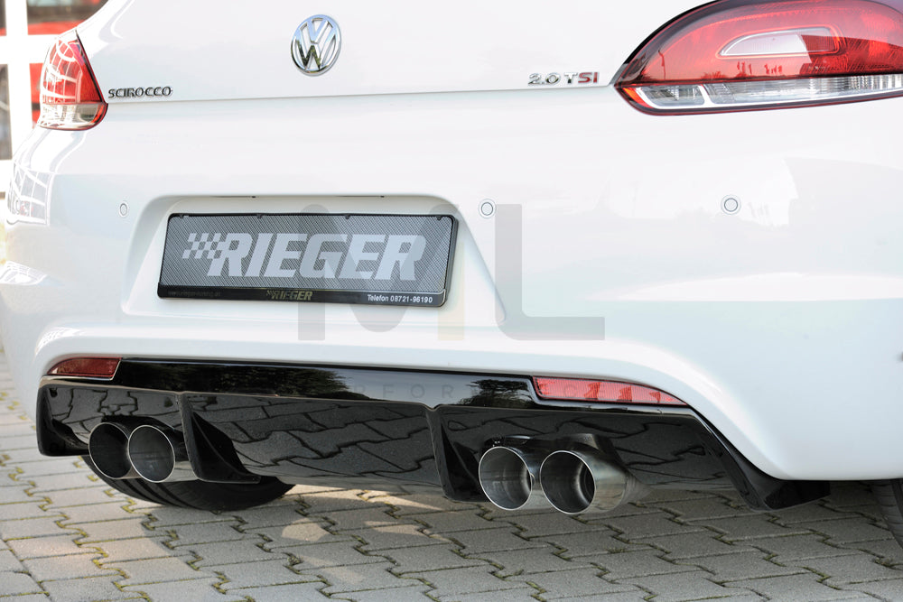 Rieger 00088085 VW 13 Mk3 Scirocco Rear Diffuser 1 | ML Performance UK Car Parts