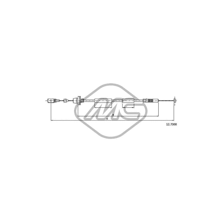 Metalcaucho 81546 Throttle Cable | ML Performance UK Car Parts