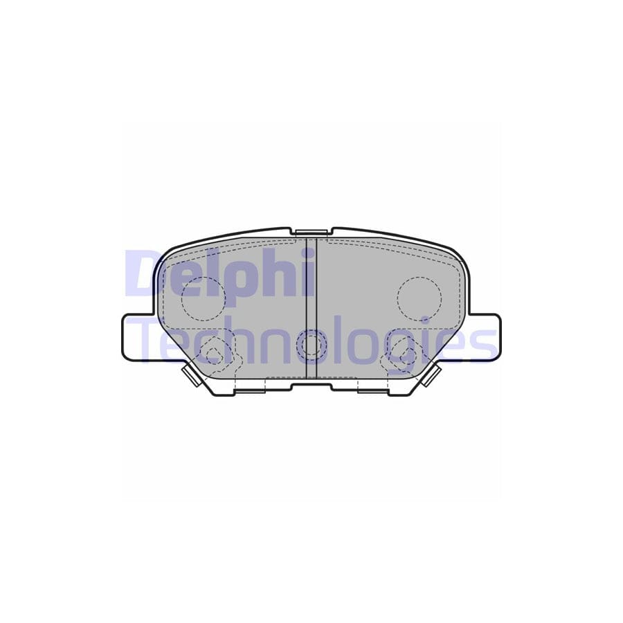 Delphi Lp2501 Brake Pad Set