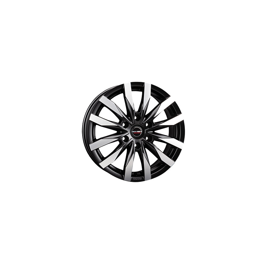 Borbet CW6 7.5x18 ET47 CW6 75847139,7693,05BPM Matt Black Polished Wheel | ML Performance UK Car Parts