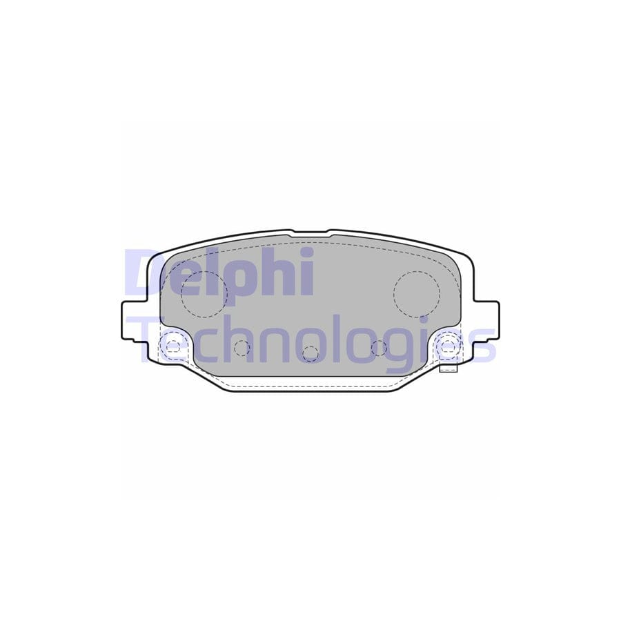 Delphi Lp2499 Brake Pad Set