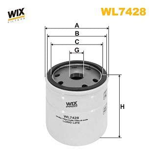 WIX Filters WL7428 Oil Filter