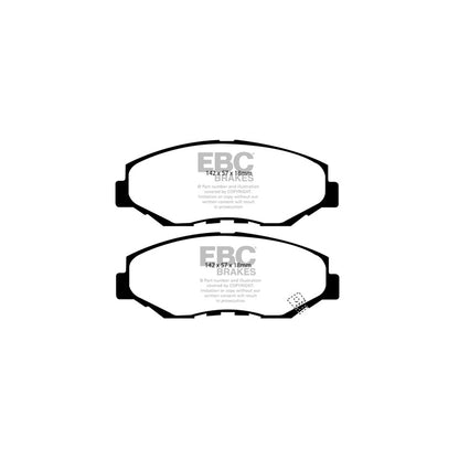 EBC PD16KF062 Honda HR-V Greenstuff Front Brake Pad & BSD Disc Kit 2 | ML Performance UK Car Parts