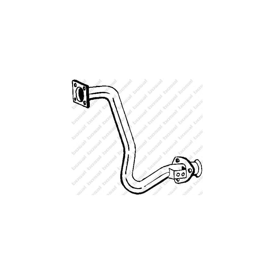 Bosal 753-157 Exhaust Pipe For Audi 80