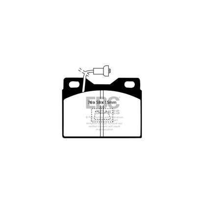 EBC DP220/4 Chrysler Peugeot Simca Talbot Ultimax Front Brake Pads 2 | ML Performance UK Car Parts