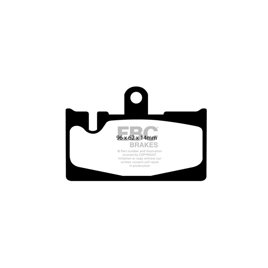 EBC DP21397 Lexus LS430 (XF30) Greenstuff Rear Brake Pads 2 | ML Performance UK Car Parts