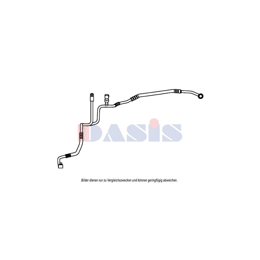 AKS Dasis 885835N High Pressure Line, Air Conditioning For Ford Mondeo | ML Performance UK