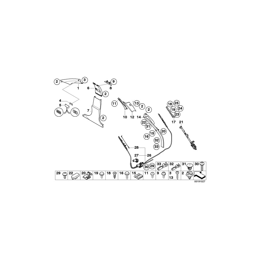 Genuine BMW 07119904995 E61 Sheet Metal Screw 5,5X22m(Inc. X5 25d) | ML Performance UK Car Parts