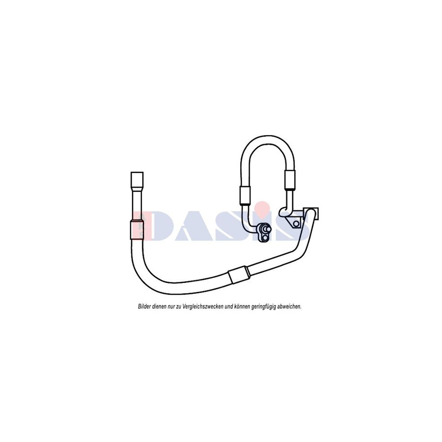 AKS Dasis 885837N High Pressure Line, Air Conditioning | ML Performance UK