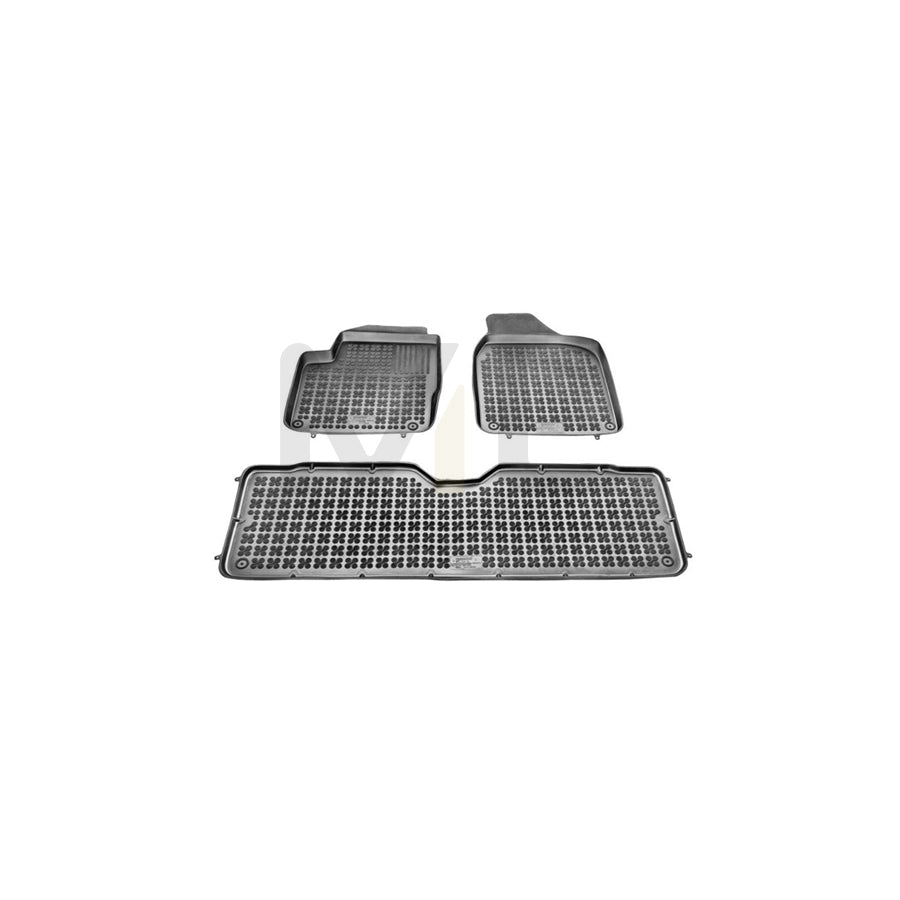 REZAW PLAST 200103A Floor mat set for SEAT Alhambra I (7V8, 7V9) Elastomer, Front and Rear, Black | ML Performance Car Parts