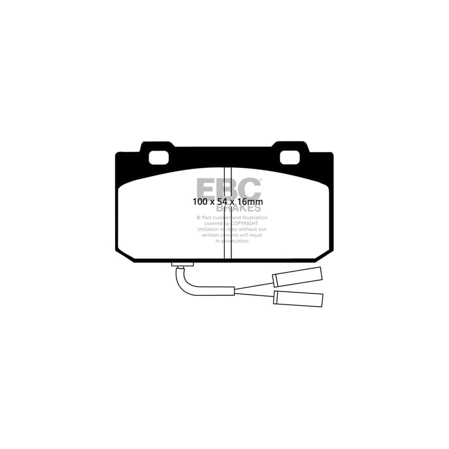 EBC PDKF078 Alfa Romeo Sprint Ultimax Front Brake Pad & Plain Disc Kit - ATE Caliper 2 | ML Performance UK Car Parts