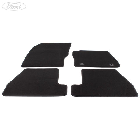 GENUINE FORD 1765446 FOCUS ST FRONT & REAR FLOOR MATS SET VELOUR 2012-2014 | ML Performance UK