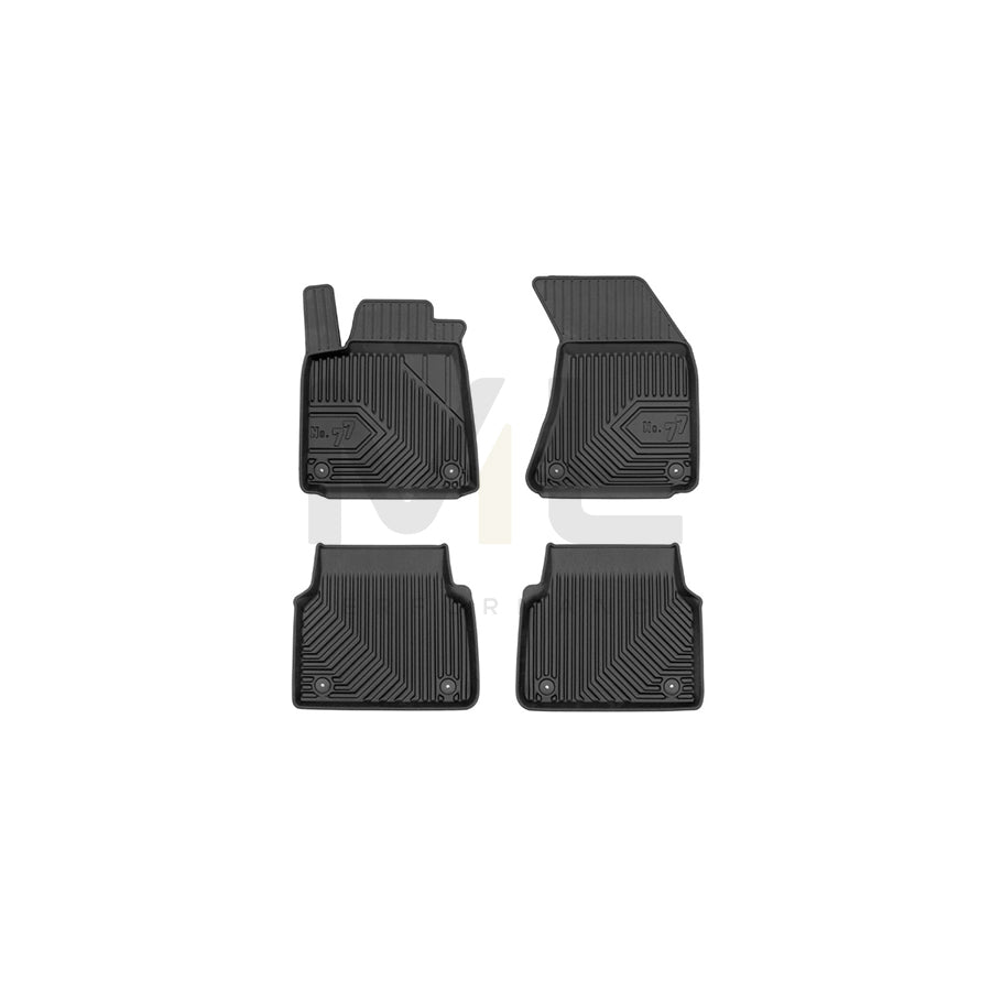 FROGUM Tailored, No.77 77408128 Floor mat set for AUDI A8 D4 (4H2, 4H8, 4HC, 4HL) Elastomer, Front and Rear, Quantity: 4, Black | ML Performance Car Parts