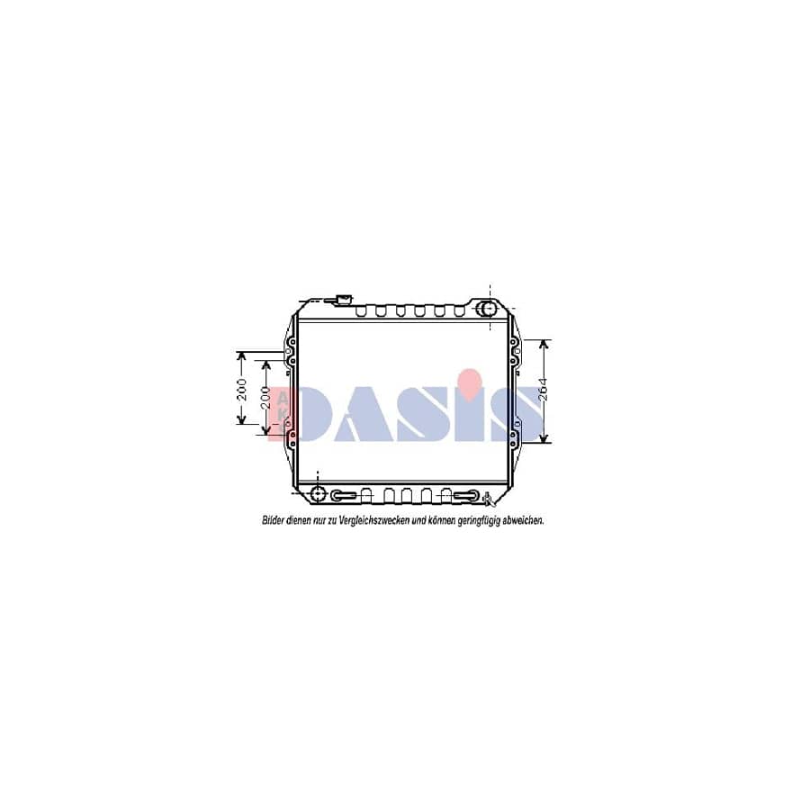 AKS Dasis 213100N Engine Radiator For Toyota 4Runner (_N1_) | ML Performance UK