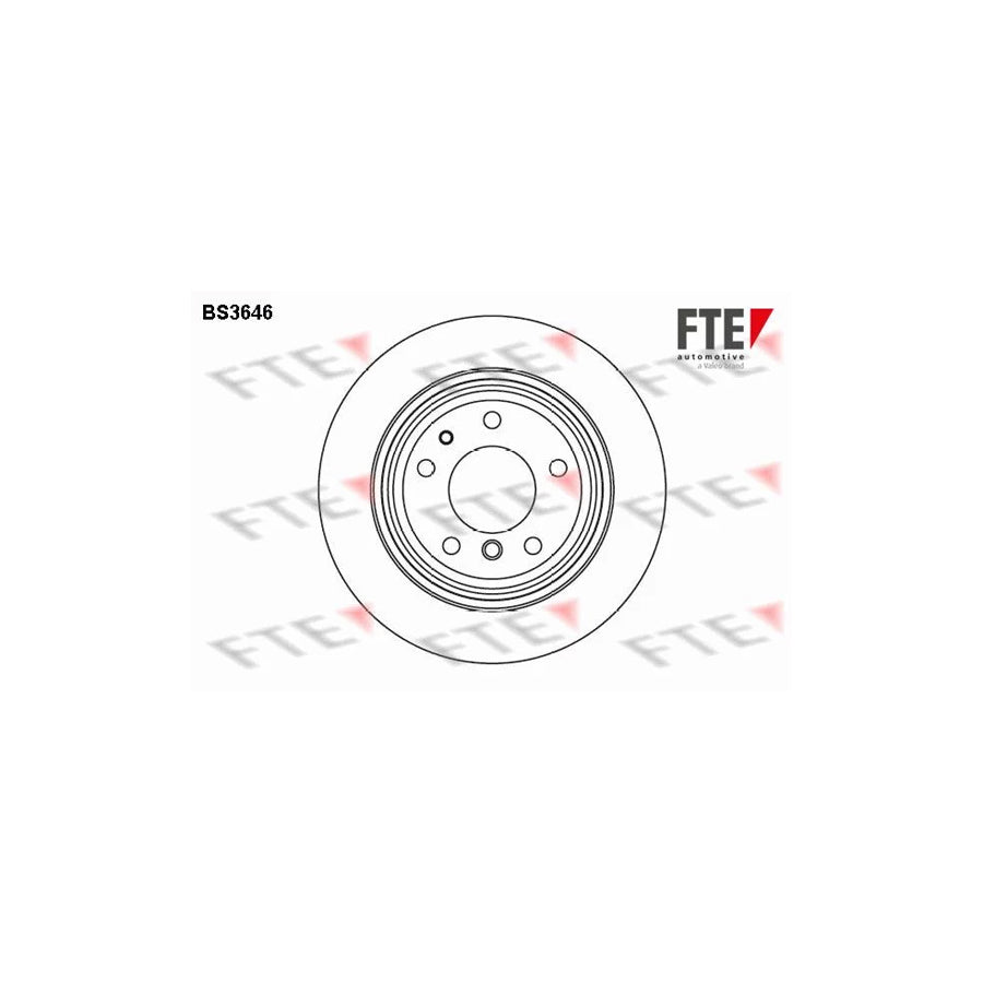 Fte BS3646 Brake Disc For Bmw 7 (E32) | ML Performance UK Car Parts