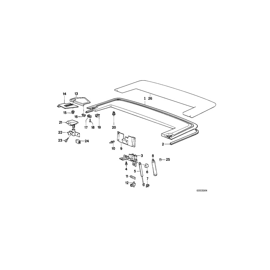 Genuine BMW 07119932815 E53 Circlip 3,2 (Inc. 525i) | ML Performance UK Car Parts