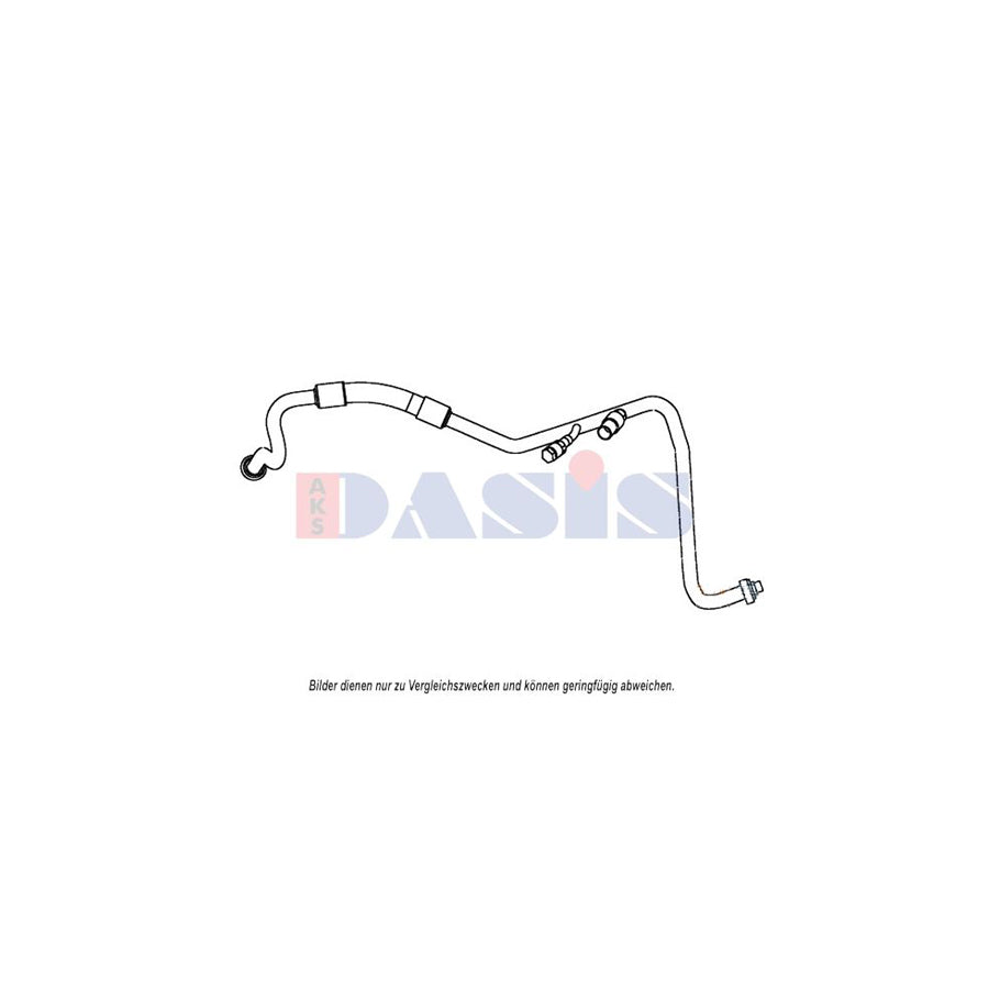 AKS Dasis 885838N High- / Low Pressure Line, Air Conditioning For Ford Focus | ML Performance UK