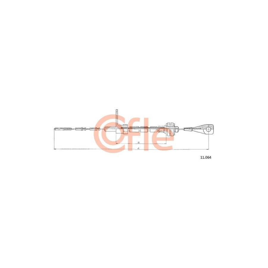 COFLE 11.064 Throttle Cable for VW TRANSPORTER | ML Performance UK Car Parts