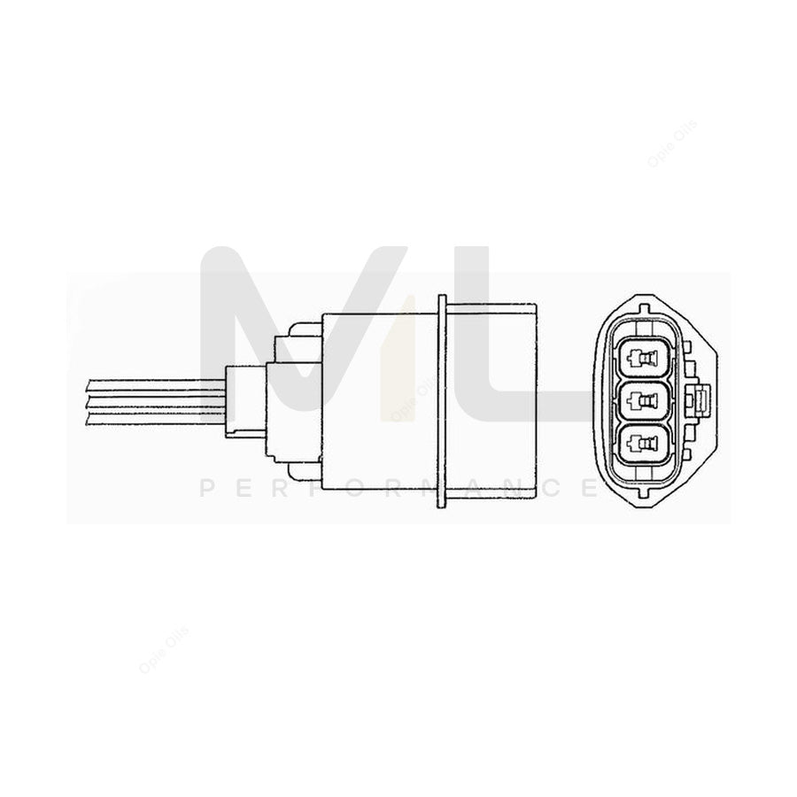 NTK Lambda Sensor / O2 Sensor (NGK 92016) - OZA721-EE8 | ML Car Parts UK | ML Performance