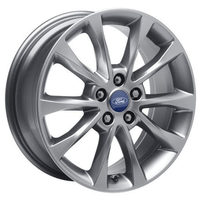 GENUINE FORD 2337285 x4 SET OF 4 MONDEO ALLOY WHEEL 17" 5 X 2-SPOKE DESIGN, LUSTER NICKEL, 2014 - 2021 | ML Performance UK