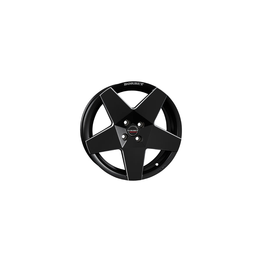 Borbet A neu 7.5x17 ET35 A 75735100464,1BM Matt Black Wheel | ML Performance UK Car Parts