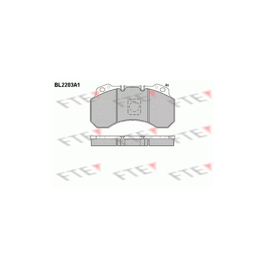 Fte BL2203A1 Brake Pad Set | ML Performance UK Car Parts