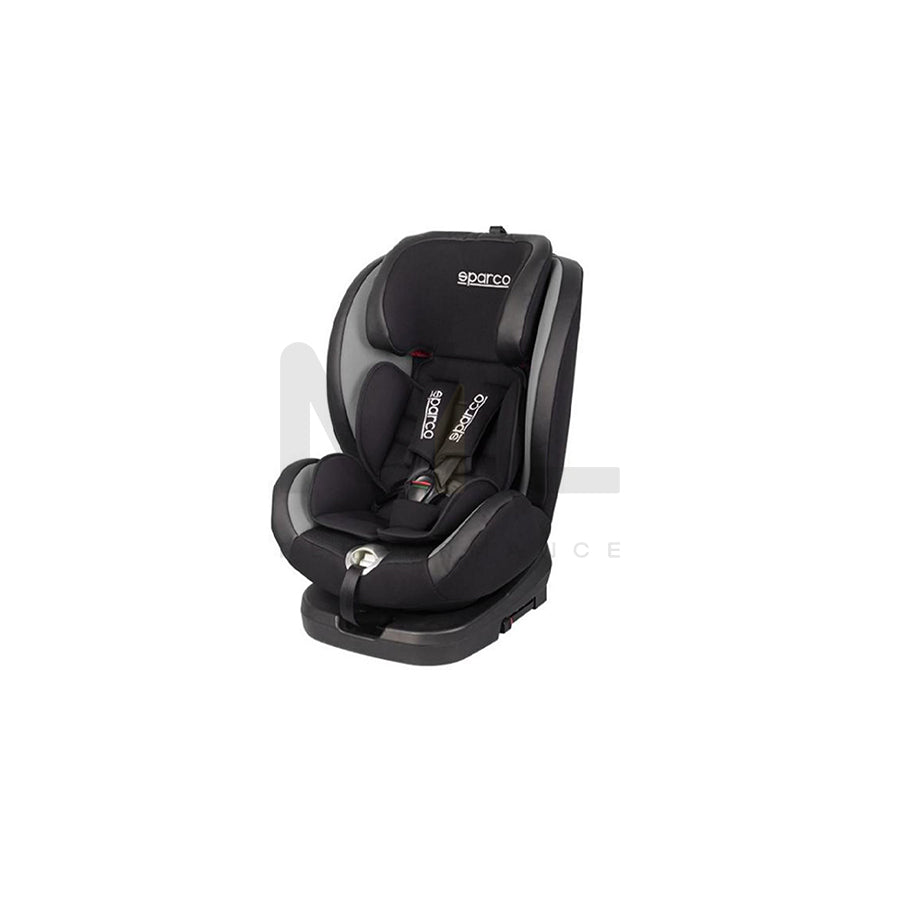 SPARCO SK500i SK600IGR Child car seat with Isofix, 18 kg, 5-point harness, 45 x 65 x 70/105 cm, Black, Grey, Rearward-facing | ML Performance Car Parts