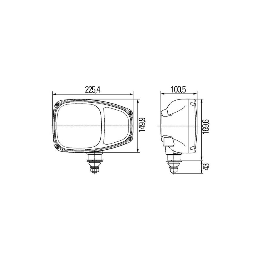 Hella 1LE 996 174-121 Headlight