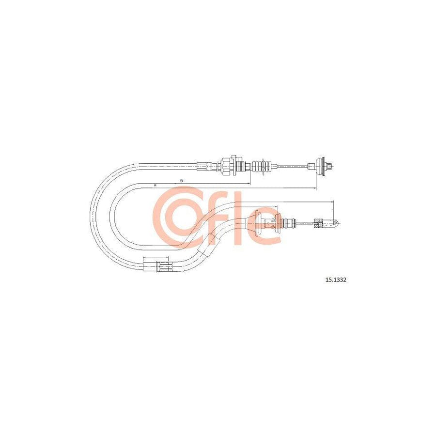 Cofle 15.1332 Clutch Cable