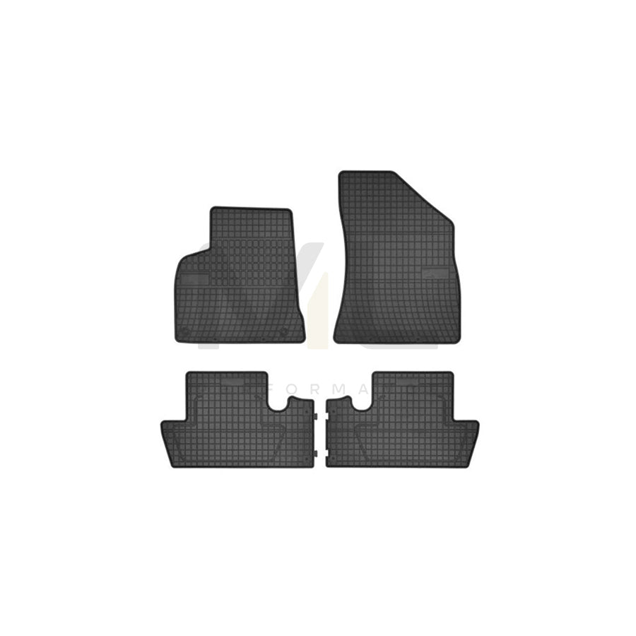 FROGUM Tailored 0641 Floor mat set for PEUGEOT 5008 I (0U_, 0E_) Elastomer, Front and Rear, Quantity: 4, Black | ML Performance Car Parts