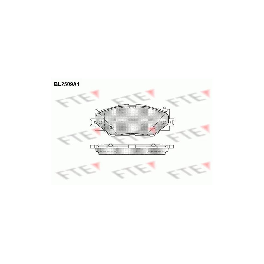 Fte 9010771 Brake Pad Set For Lexus Is | ML Performance UK Car Parts