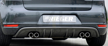 Rieger 00099139 VW Mk6 Golf GTD Rear Diffuser 1 | ML Performance UK Car Parts