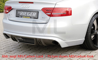 Rieger 00055428 Audi B8 B81 A5 Rear Diffuser 3 | ML Performance UK Car Parts