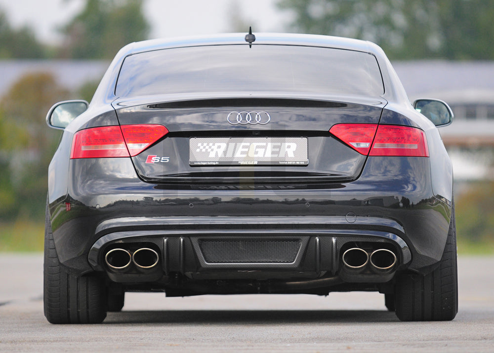 Rieger 00099893 Audi B8 B81 Rear Diffuser (A5 & S5) 2 | ML Performance UK Car Parts