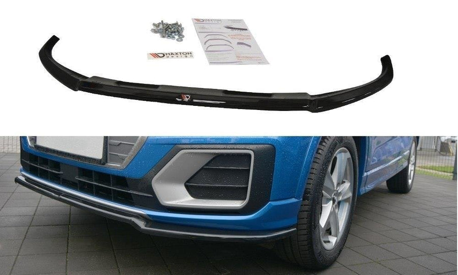 Maxton Design AU-Q2-1-FD1T Front Splitter Audi Q2 MK1 | ML Performance UK Car Parts