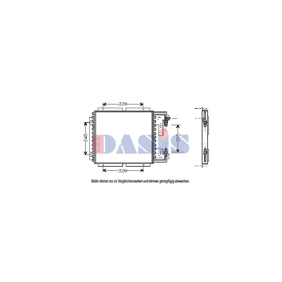 AKS Dasis 182180N Air Conditioning Condenser | ML Performance UK