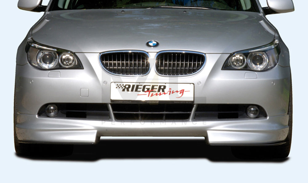 Rieger 00053600 BMW 5 Series E60 E61 Front Splitter 1 | ML Performance UK Car Parts