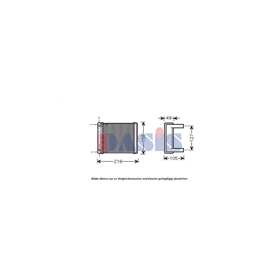 AKS Dasis 139007N Heater Matrix Suitable For Mercedes-Benz Sprinter | ML Performance UK