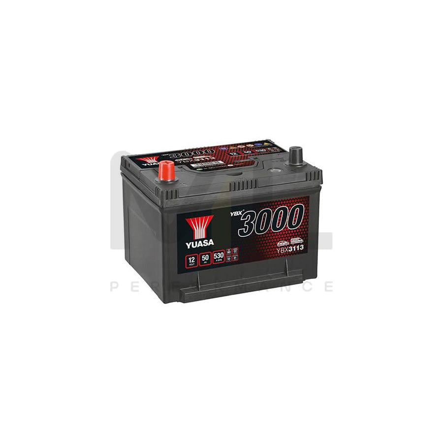 Yuasa YBX3113 12v 50Ah SMF Battery | ML Performance UK Car Parts