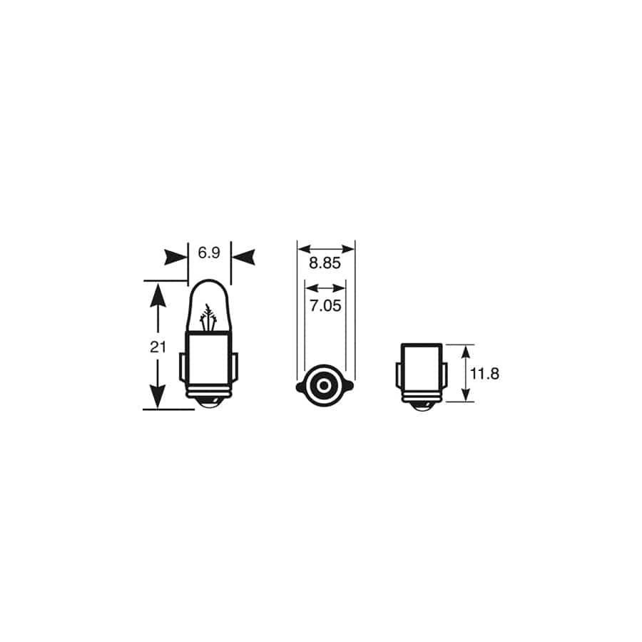 RING R281 12V 2W Peanut BA7s Panel (10 units ) | ML Performance