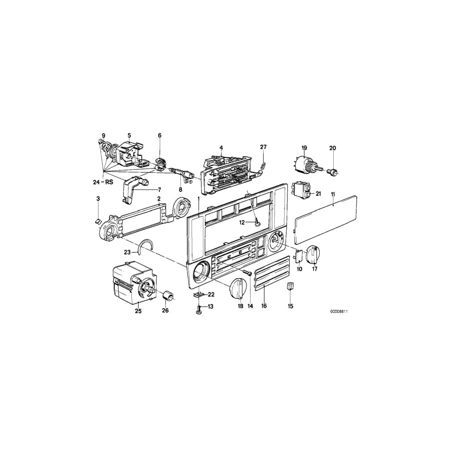 Genuine BMW 64116940162 E30 Classic E38 Fillister Head Screw 3X10 (Inc. 325i, 318i & 316) | ML Performance UK Car Parts